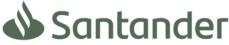 Santander logo in het donkergroen